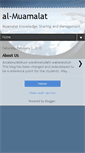 Mobile Screenshot of al-muamalat.blogspot.com