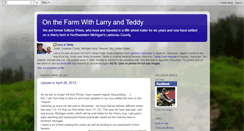 Desktop Screenshot of larryandteddy.blogspot.com