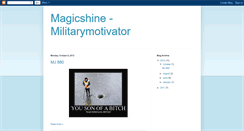 Desktop Screenshot of militarymotivator.blogspot.com