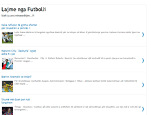 Tablet Screenshot of futbollshqiptar.blogspot.com
