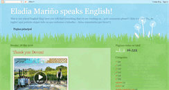 Desktop Screenshot of eladiamarinospeaksenglish.blogspot.com