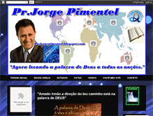 Tablet Screenshot of pastorjorgepimentel.blogspot.com