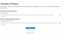 Tablet Screenshot of christthink.blogspot.com
