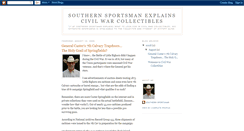 Desktop Screenshot of civilwarcollectibles.blogspot.com