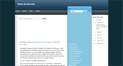 Desktop Screenshot of make-up-secrets.blogspot.com