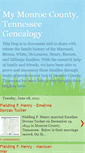 Mobile Screenshot of mymonroecountytngenealogy.blogspot.com