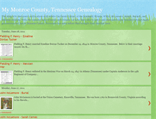 Tablet Screenshot of mymonroecountytngenealogy.blogspot.com