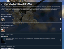 Tablet Screenshot of literaturadelatinoamerica.blogspot.com