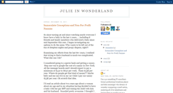 Desktop Screenshot of juliekaluinwonderland.blogspot.com
