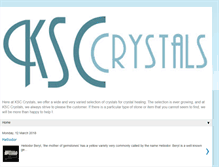 Tablet Screenshot of ksccrystals.blogspot.com