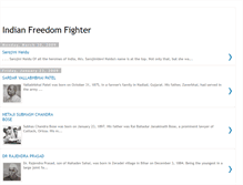 Tablet Screenshot of indian-freedom-fighters.blogspot.com
