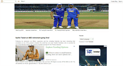 Desktop Screenshot of daily-cricket-news.blogspot.com