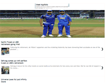 Tablet Screenshot of daily-cricket-news.blogspot.com