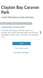 Mobile Screenshot of clayton-bay-caravan-park.blogspot.com