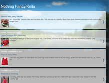 Tablet Screenshot of nothing-fancy-knits.blogspot.com