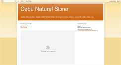 Desktop Screenshot of cebunaturalstone.blogspot.com