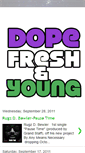 Mobile Screenshot of dopefreshandyoung.blogspot.com