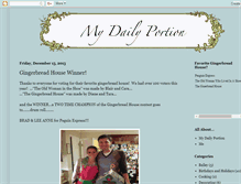 Tablet Screenshot of my-daily-portion.blogspot.com