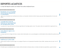 Tablet Screenshot of deportesacuaticos.blogspot.com