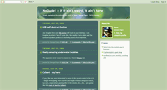 Desktop Screenshot of nodude.blogspot.com