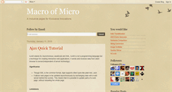 Desktop Screenshot of macrolayer.blogspot.com