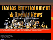 Tablet Screenshot of dallascityevents.blogspot.com