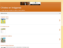 Tablet Screenshot of chistesimagenes.blogspot.com