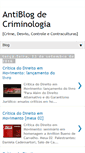Mobile Screenshot of antiblogdecriminologia.blogspot.com