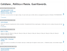 Tablet Screenshot of guerillawords.blogspot.com