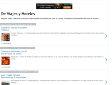 Tablet Screenshot of deviajesyhoteles.blogspot.com