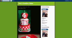 Desktop Screenshot of erinscreativecakes.blogspot.com