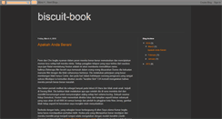 Desktop Screenshot of biscuit-book.blogspot.com