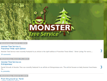 Tablet Screenshot of monstertreefranchise.blogspot.com