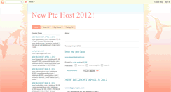 Desktop Screenshot of new-ptc-host.blogspot.com