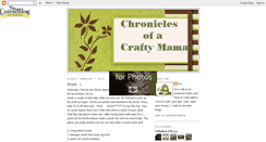 Desktop Screenshot of chroniclesofacraftymama.blogspot.com