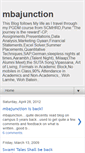 Mobile Screenshot of mbajunction.blogspot.com