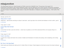 Tablet Screenshot of mbajunction.blogspot.com
