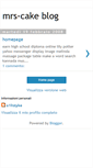 Mobile Screenshot of mrs-cake.blogspot.com