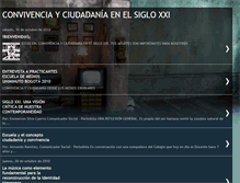 Tablet Screenshot of convivenciayciudadaniasiglo21.blogspot.com