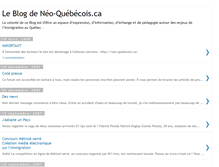 Tablet Screenshot of neo-quebecois.blogspot.com