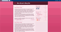 Desktop Screenshot of missbrownsblogsite.blogspot.com