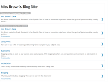 Tablet Screenshot of missbrownsblogsite.blogspot.com