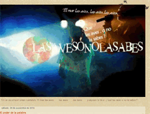 Tablet Screenshot of lasavesonolasabes.blogspot.com