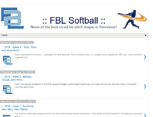 Tablet Screenshot of fblsoftball.blogspot.com