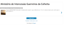 Tablet Screenshot of guerreirosdacolheita.blogspot.com