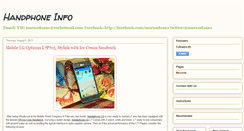 Desktop Screenshot of handphone-goods.blogspot.com