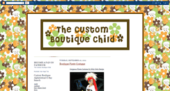 Desktop Screenshot of customboutiquechild.blogspot.com