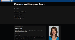 Desktop Screenshot of karenabouthamptonroads.blogspot.com