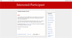 Desktop Screenshot of interested-participant.blogspot.com