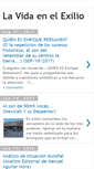 Mobile Screenshot of lavidaenelexilio.blogspot.com